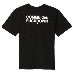 Comme Des Fuckdown Black Cotton Women T-Shirt - T-Shirts