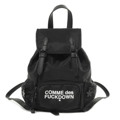 Comme Des Fuckdown Black Nylon Backpack - Backpacks