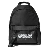 Comme Des Fuckdown Black Polyester Backpack - Backpacks