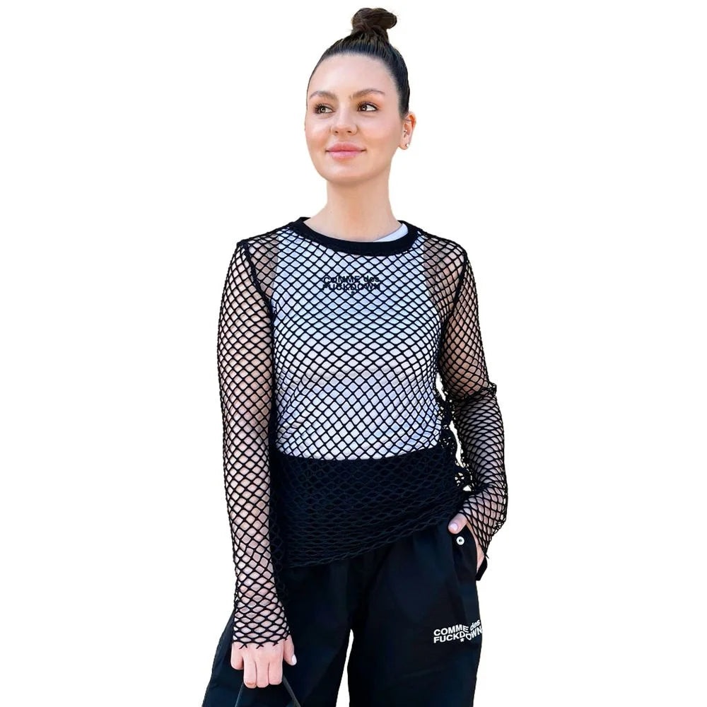 Comme Des Fuckdown Black Polyester Women T-Shirt - T-Shirts