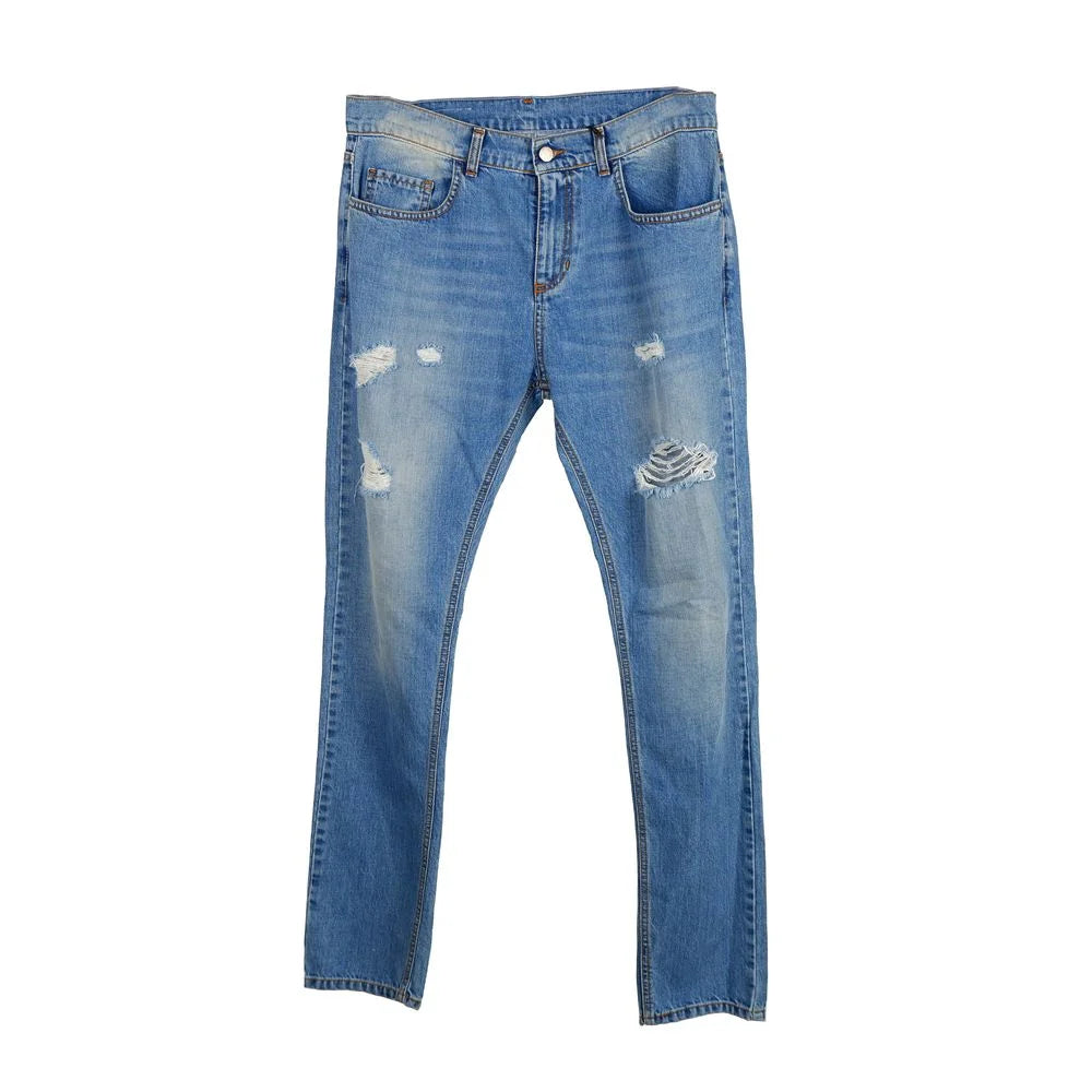 Comme Des Fuckdown Blue Cotton Men’s Jeans - 36 - Jeans