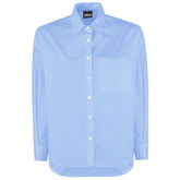 Comme Des Fuckdown Blue Cotton Shirt - Shirts