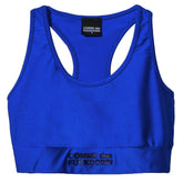 Comme Des Fuckdown Blue Nylon Women Top - L - Sports Bras