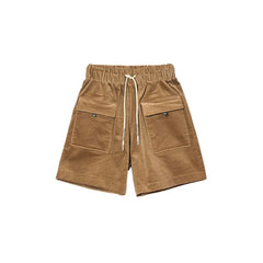 Comme Des Fuckdown Brown Cotton Short - L - Cargo Shorts