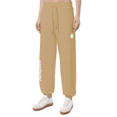 Comme Des Fuckdown Brown Cotton Women Pants - Joggers