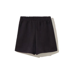 Comme Des Fuckdown Chic Black Cotton Shorts with Side Pockets - S - Jogger Shorts