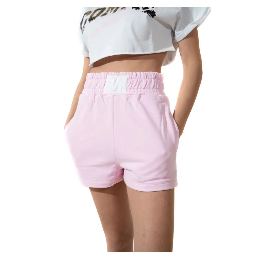 Comme Des Fuckdown Chic Stretch Cotton Logo Shorts - Jogger Shorts