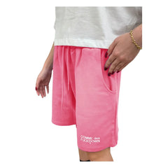 Comme Des Fuckdown Fuchsia Cotton Short - Jogger Shorts