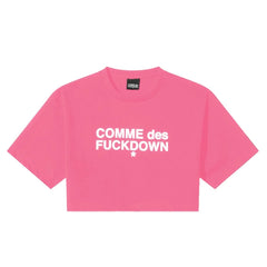 Comme Des Fuckdown Fuchsia Cotton Women T-Shirt - T-Shirts