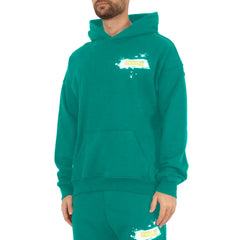 Comme Des Fuckdown Green Cotton Men Hoodie - S - Hoodies