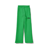 Comme Des Fuckdown Green Cotton Women Palazzo Pants - S - Sweatpants