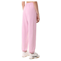 Comme Des Fuckdown Pink Cotton Women Sweatpant - Sweatpants