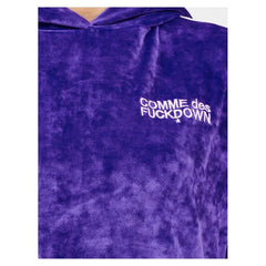 Comme Des Fuckdown Purple Polyester Women Sweater - Hoodies