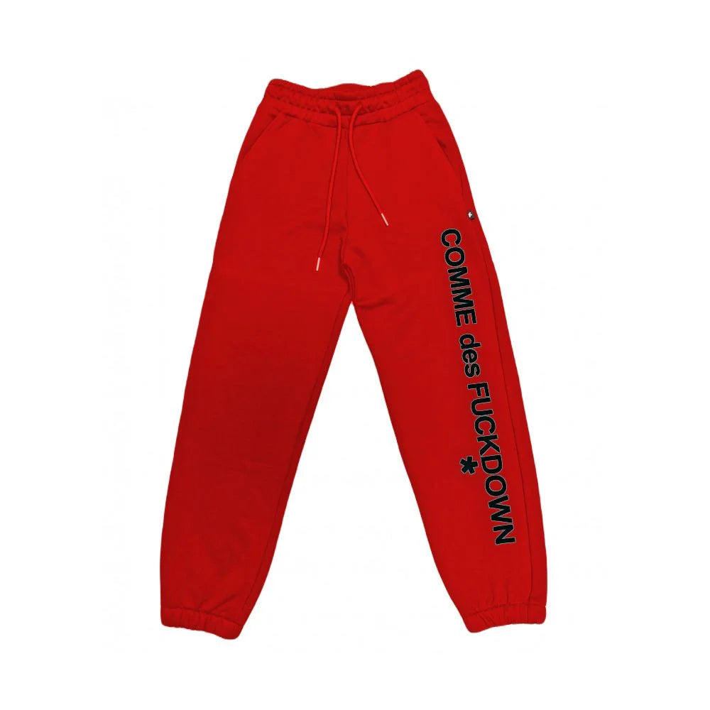 Comme Des Fuckdown Red Cotton Women Sweatpant - M - Sweatpants