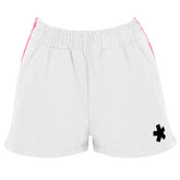 Comme Des Fuckdown White Cotton Short - Jogger Shorts