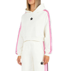 Comme Des Fuckdown White Cotton Women Sweater - Hoodies