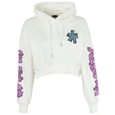 Comme Des Fuckdown White Cotton Women Sweater - Hoodies