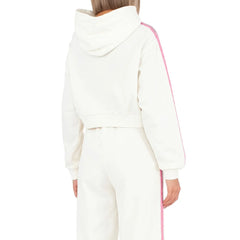 Comme Des Fuckdown White Cotton Women Sweater - Hoodies