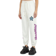 Comme Des Fuckdown White Cotton Women Sweatpant - Sweatpants