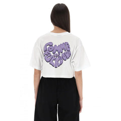Comme Des Fuckdown White Cotton Women T-Shirt - T-Shirts