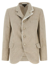 Comme Des Garçons Beige Linen Blazer