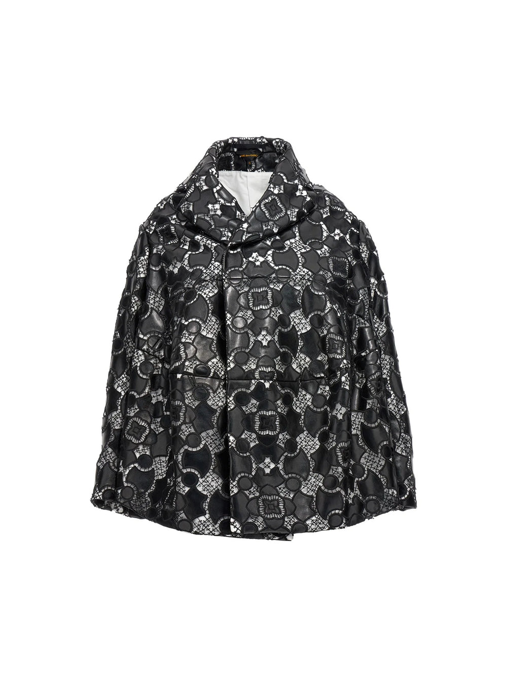 Comme Des Garçons Bicolor Polyethylene Leather Jacket - S