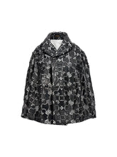 Comme Des Garçons Bicolor Polyethylene Leather Jacket - S