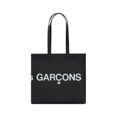 Comme Des Garçons Black Calf Leather Bos Taurus Shoulder Bag