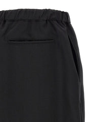 Comme Des Garçons Black Polyester Casual Pants