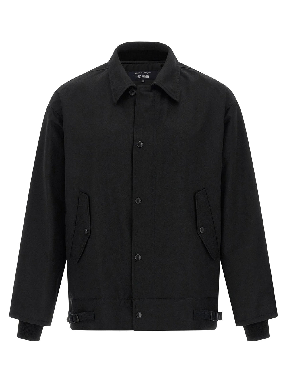 Comme Des Garçons Black Polyester Full-Length Jacket