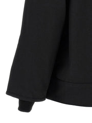 Comme Des Garçons Black Polyester Full-Length Jacket