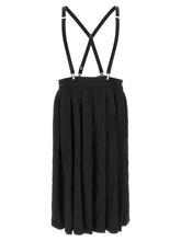 Comme Des Garçons Black Polyester Midi Skirt - S