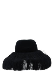 Comme Des Garçons Black Wool Fedora - UNI