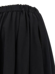 Comme Des Garçons Black Wool Mini Skirt