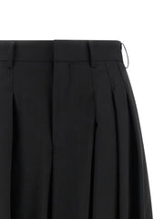 Comme Des Garçons Black Wool Pants - S