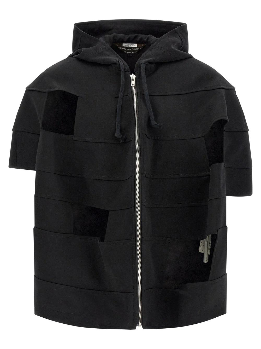 Comme Des Garçons Black Wool Shell Jacket - L