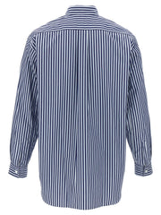 Comme Des Garçons Blue Cotton Blouse - XL
