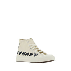Comme Des Garçons Play x Converse White Rubber High Top Sneakers - EU40/US7
