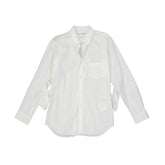 Comme Des Garçons Weißes Baumwollhemd - M