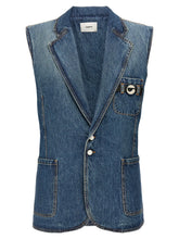 Coperni Blue Cotton Sleeveless Jacket - S