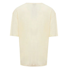 Corneliani Yellow Linen T-Shirt - 62 - T-Shirts