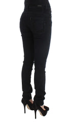 Costume National Black Cotton Slim Fit Denim Jeans - W26 - Jeans