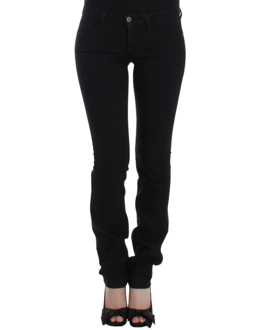 Costume National Black straight leg jeans - W26 - Jeans