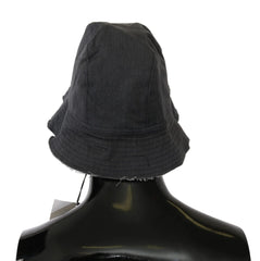 Costume National Black Washed Wide Brim Outdoor Bucket Hat - Bucket Hats