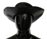 Costume National Black Wide Brim Cowboy Solid Hat - 58 cm|M - Sun Hats