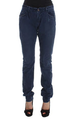 Costume National Blue Cotton Blend Denim Jeans - Jeans