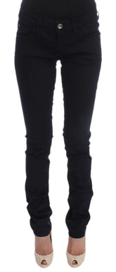 Costume National Blue Cotton Blend Slim Fit Jeans - W26 - Jeans