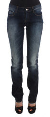 Costume National Blue Cotton Slim Fit Bootcut Jeans - W26 - Jeans