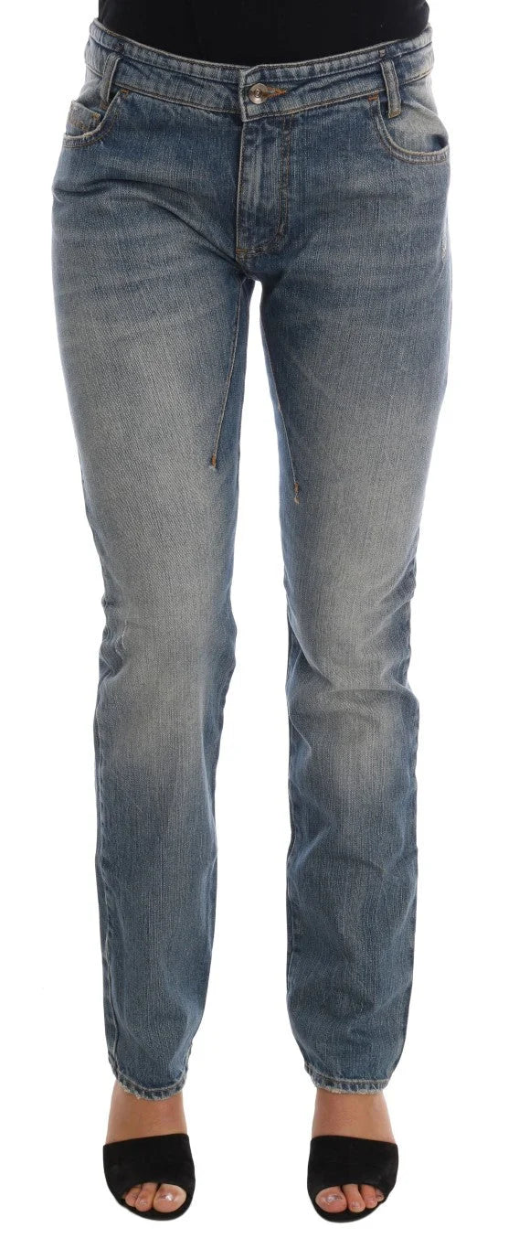 Costume National Blue Cotton Stretch Denim Jeans - W26 - Jeans