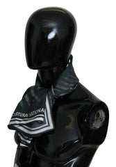 Costume National Blue Foulard Silk Women Scarf - Scarves & Shawls